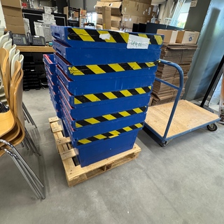 Ca. 20x Magazijnbak, blauw