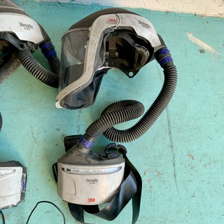 2x Versaflo aanblaasunit met vizierhelm, 3M, TR-300 M300
