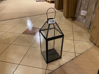 Windlicht, zwart