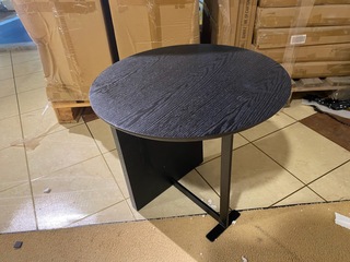 Salontafel, black ash