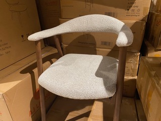 Set van 6 eetkamerstoelen AJ Living, Fred, zand