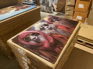 Schilderij gehard glas