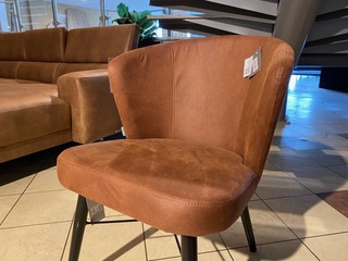 Fauteuil Label51, Wave, cognac