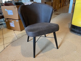 Fauteuil Label51, Wave, antraciet