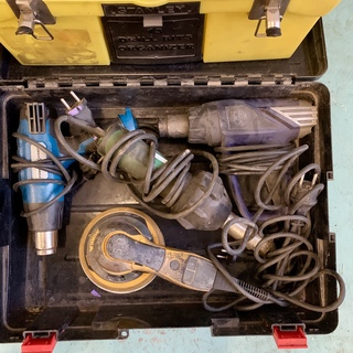 5x Gereedschap in systainers Multitool, Schuurmachine, Slijptol, Verfb