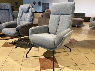 Fauteuil, mint/grijs