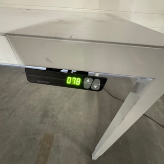 Tafel, grijs, elektrische in hoogte verstelbaar