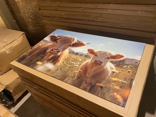 Schilderij gehard glas