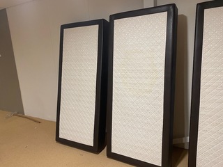 Set van 2 boxen met binnenvering, zwart