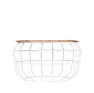 Salontafel Label51, PIXEL, wit/naturel