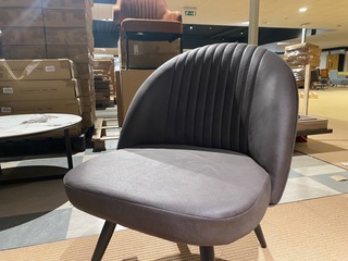 Fauteuil Label51, Enzo, antraciet