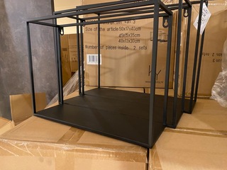 Set van 3 wandrekken Homebound, zwart