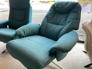 Relaxfauteuil, blauw