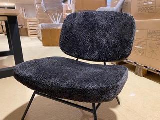 Fauteuil, Kiki, zwart