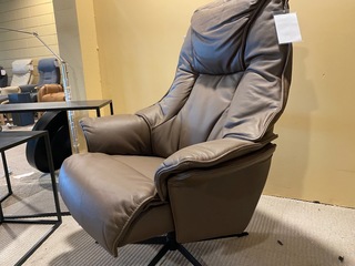 Fauteuil, bruin/taupe