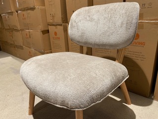 Fauteuil AJ Living, taupe/beige