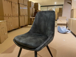 Set van 6 eetkamerstoelen, Vinivo, army