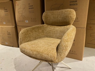 Set van 6 eetkamerstoelen AJ Living, Donny, zand