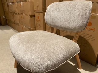 Fauteuil AJ Living, taupe/beige