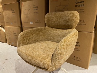 Set van 6 eetkamerstoelen, Danny, zand