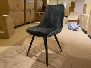 Set van 6 eetkamerstoelen, Vinivo, army