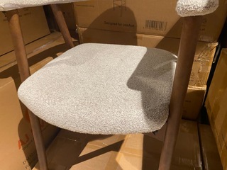Set van 6 eetkamerstoelen AJ Living, Fred, zand