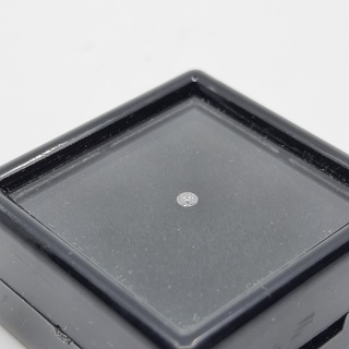 Briljant geslepen diamant, ca. 0,03 karaats