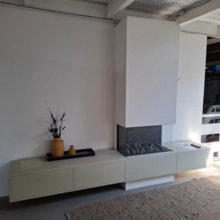 TV wandmeubel met sfeerhaard