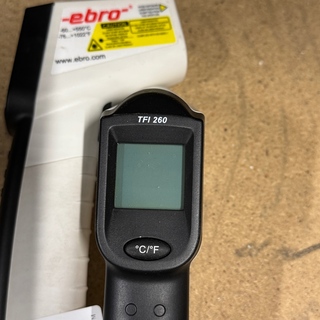 2x Temperatuurmeter, Ebro, TFI 260