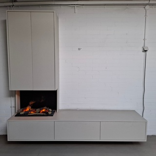 TV wandmeubel met sfeerhaard