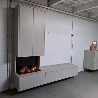 TV wandmeubel met sfeerhaard