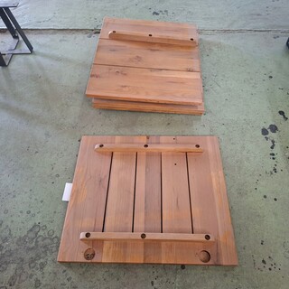4x Vierkant tafelblad
