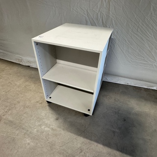 Printerkast, grijs, verrijdbaar