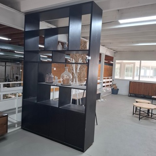 Vakkenkast | Eikenhout, Zwart