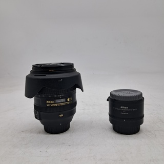 Camera lens en teleconverter, Nikon