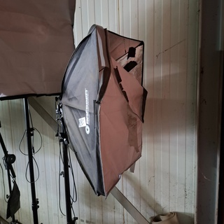 6x Diverse studio lamp o.a. Bresser