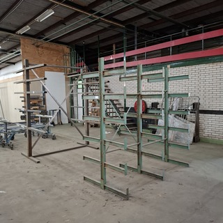 2x Langmateriaal stelling