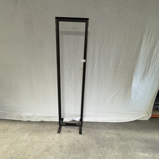 3x Textielframe, zwart, op voet