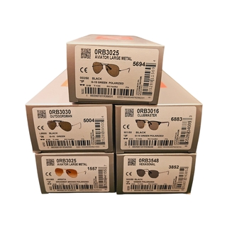 5x Rayban zonnebrillen – Aviator, Outdoorsman, Clubmaster, Hexagonal e
