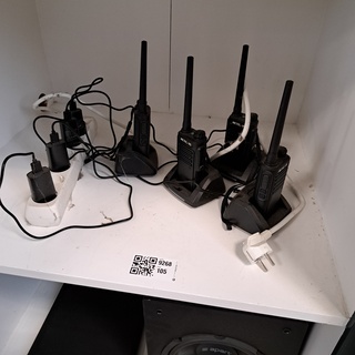 Portofoonset en subwoofer