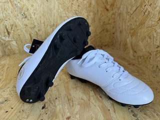 Lederen voetbalschoenen – paar Dores Boots, wit, 35
