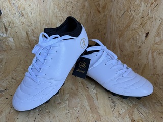 Lederen voetbalschoenen – paar Dores Boots, wit, 38