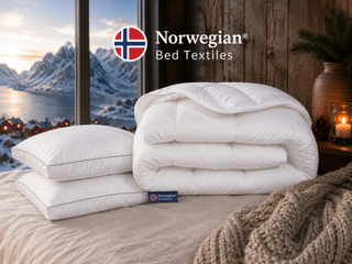 3 delige beddengoed-set Norwegian, 2 kussens + dekbed