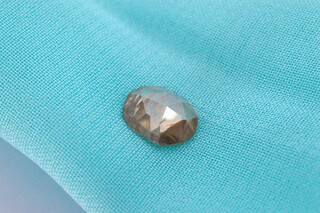 Diamant – 1.29 carat echte fancy champagne gekleurde roos diamant (gec