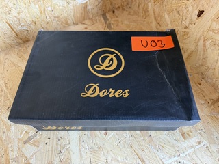 Lederen voetbalschoenen – paar Dores Boots, zwart, 44