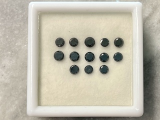 Diamant – 2.11 carat natuurlijke zwarte diamant (gecertificeerd)