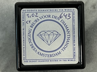 Diamant – 1.02 carat natuurlijke diamant