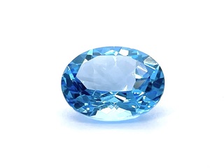 Topaas – circa 1.50 carat swiss blue topaas