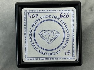 Diamant – 1.07 carat natuurlijke diamant