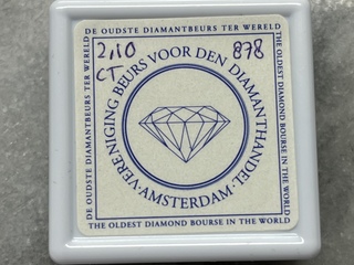 Diamant – 2.10 carat echte diamant
